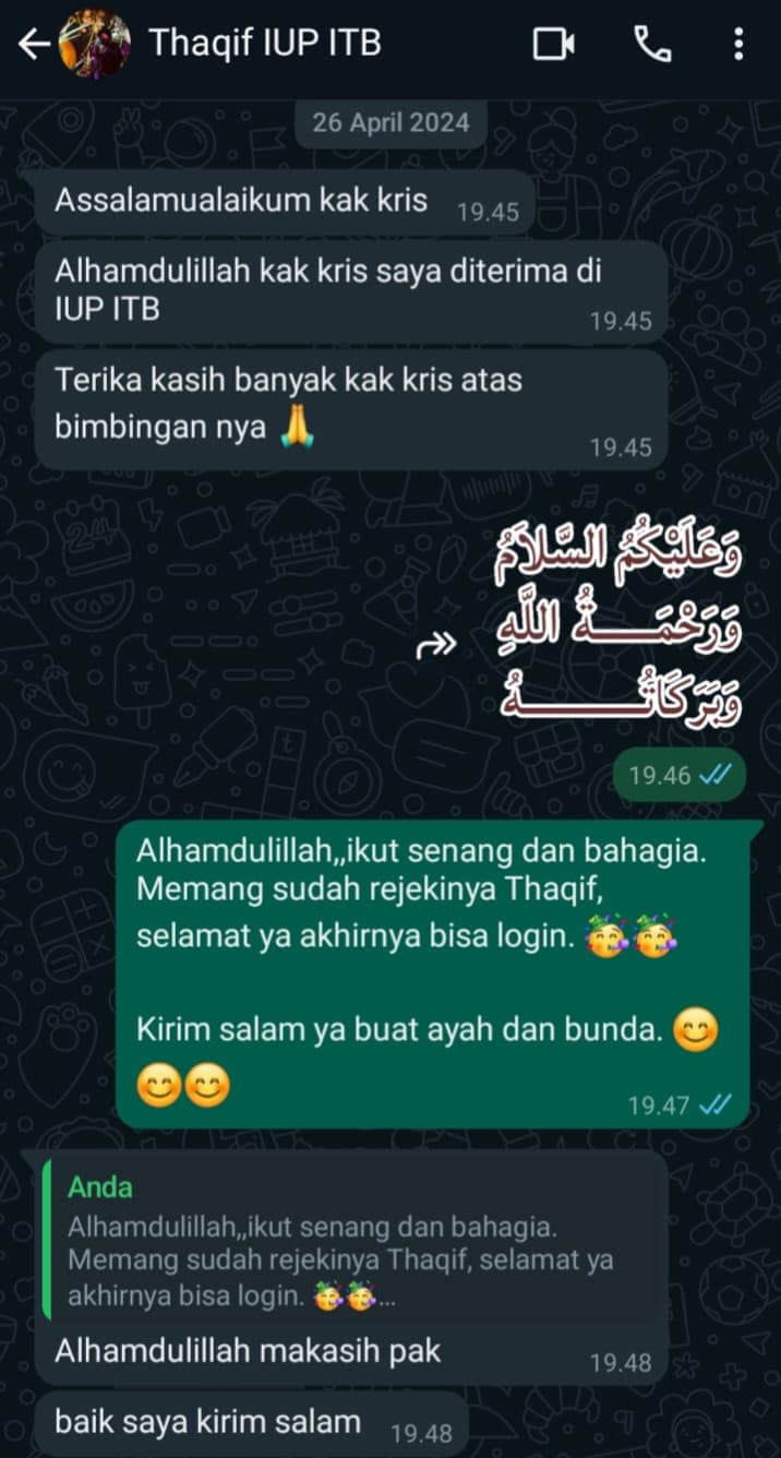 Beberapa Prestasi siswa