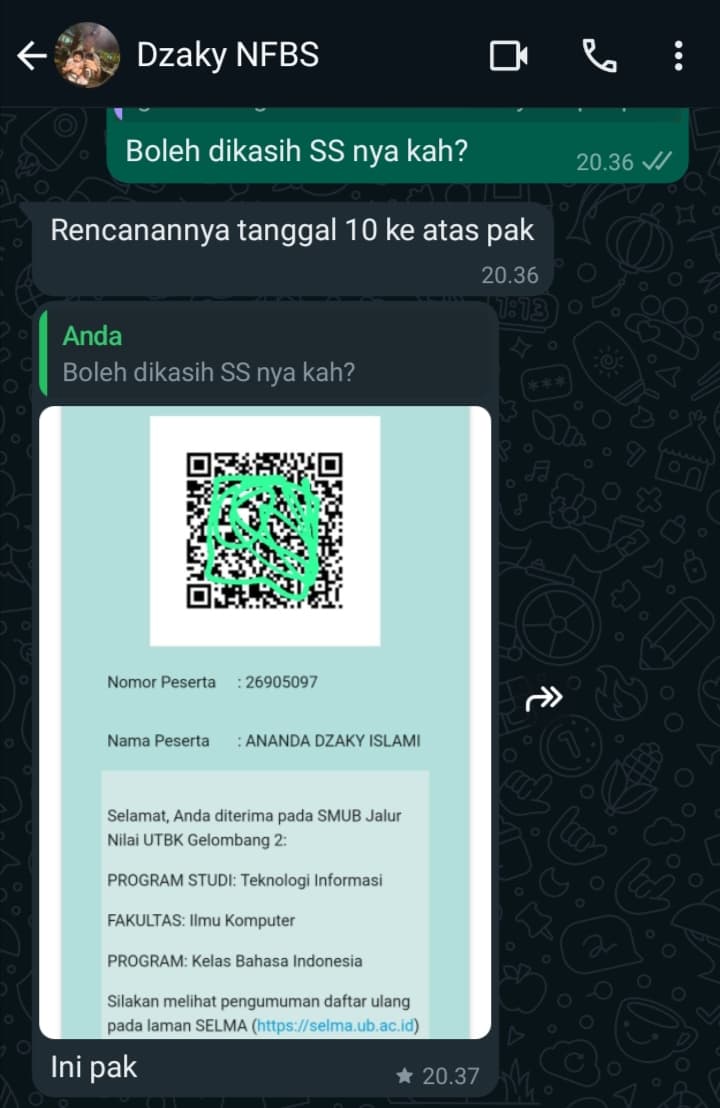 Beberapa Prestasi siswa