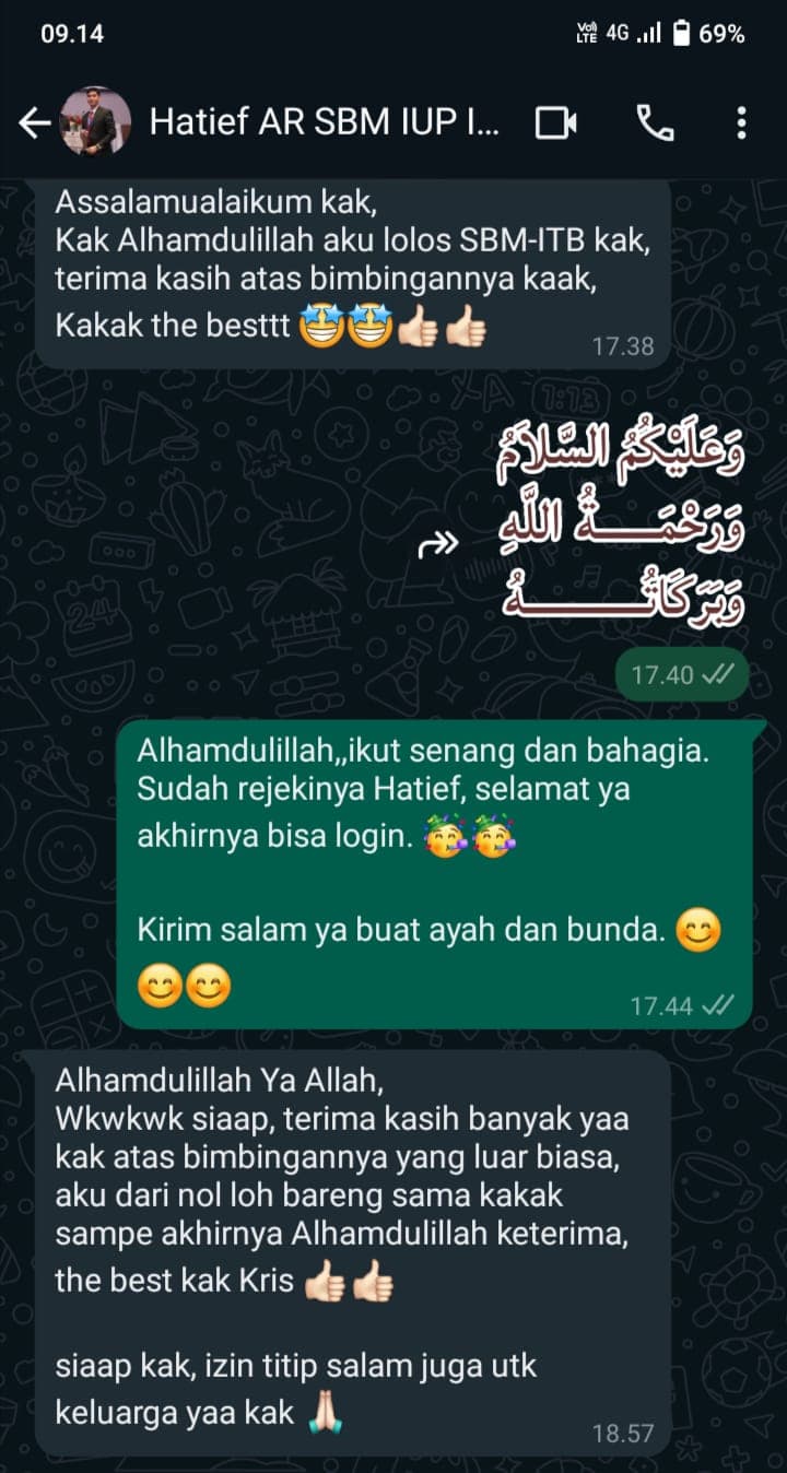 Beberapa Prestasi siswa