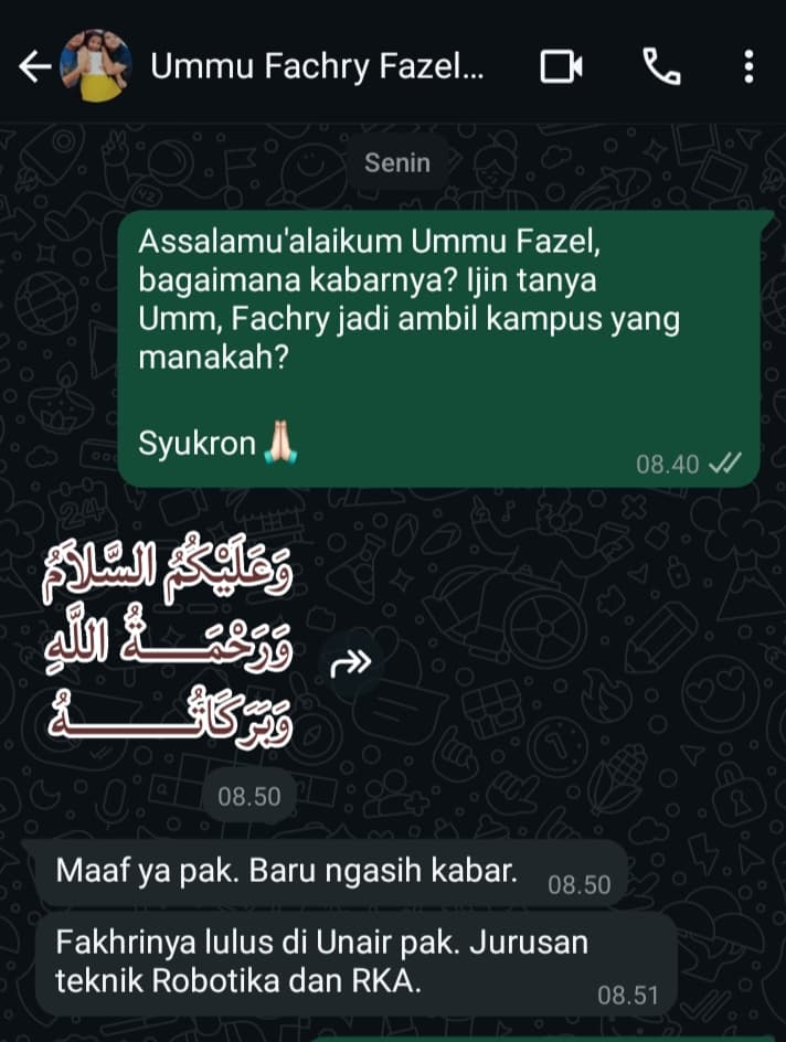 Fachri Maula Akhtar, Unair 2025